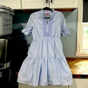 Size medium Simply Southern dress. Blue/White